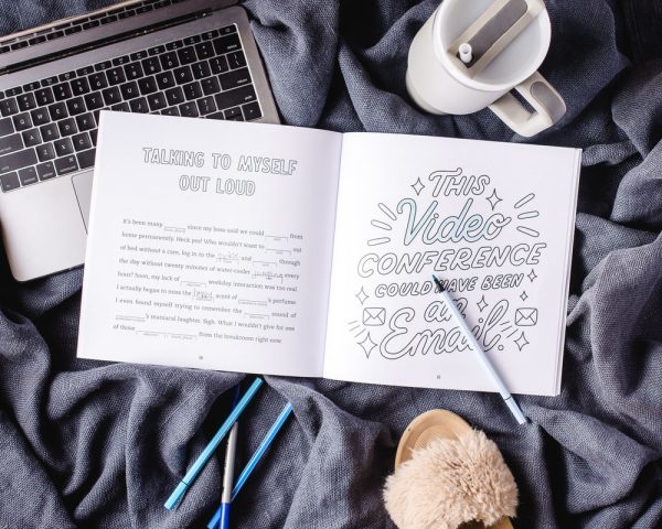 Work from Home: A Coloring and Activity Book for Grown-ups (LOL as You WFH) For Sale