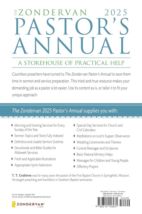 The Zondervan 2025 Pastor s Annual: An Idea and Resource Book Supply