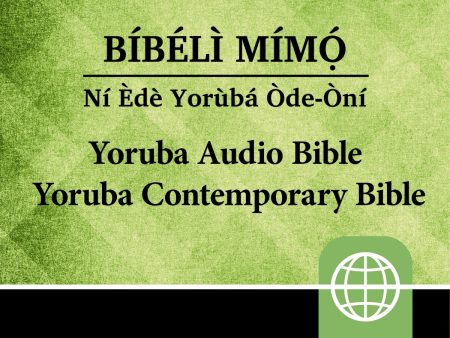 Yoruba Audio Bible – Yoruba Contemporary Bible - Audiobook (Unabridged) Discount