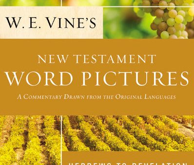 W. E. Vine s New Testament Word Pictures: Hebrews to Revelation: A Commentary Drawn from the Original Languages Online Sale