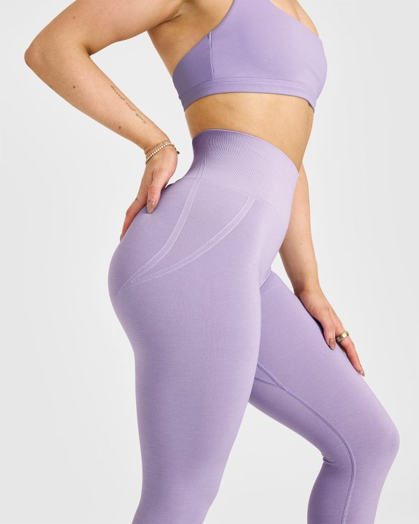 Effortless Seamless Leggings | Wisteria Purple Discount