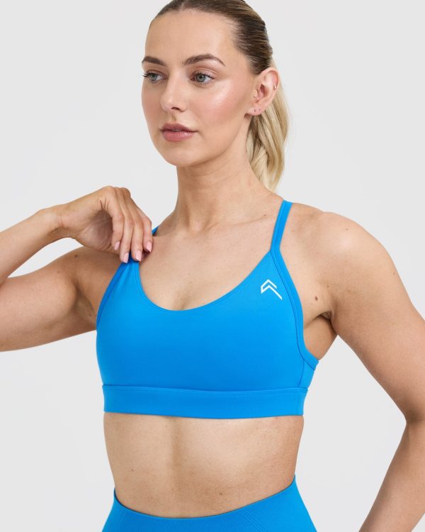 Everyday Sports Bra | Tropical Blue Fashion