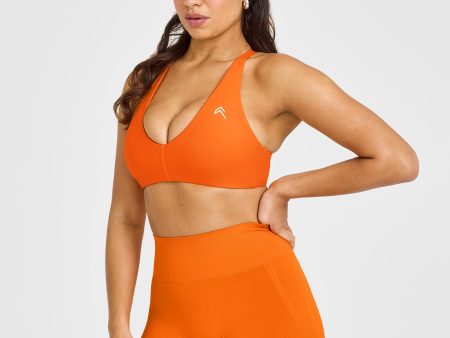 Unified Micro Bralette | Flame Orange on Sale