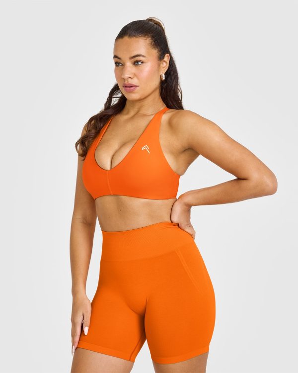 Unified Micro Bralette | Flame Orange on Sale