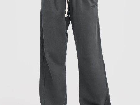 Raw Lounge Wide Leg Joggers | Coal Online Hot Sale