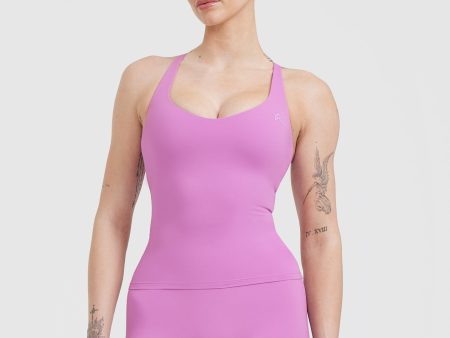 Unified V-Neck Cross Back Vest | Orchid Purple Sale