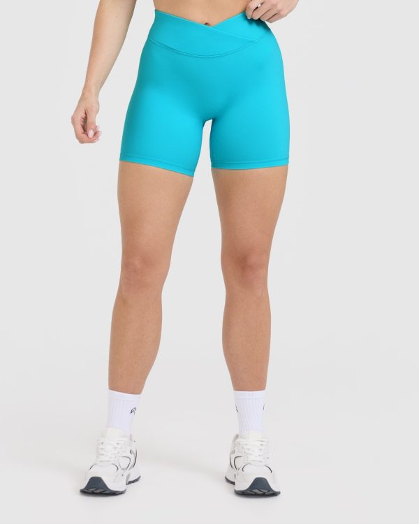 Unified Wrap Shorts | Aqua Blue Cheap