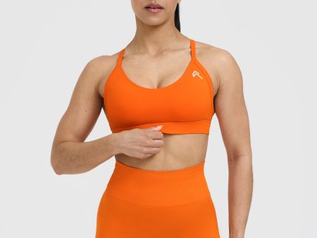 Everyday Sports Bra | Flame Orange Discount