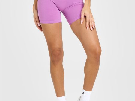 Effortless Seamless Shorts | Orchid Purple For Discount