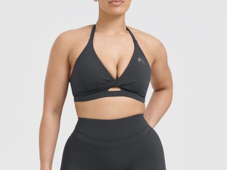 Unified Twist Sports Bra | Coal Online Hot Sale