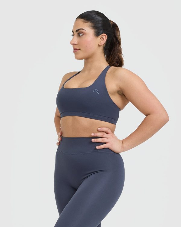 Timeless Square Neck Sports Bra | True Blue Online