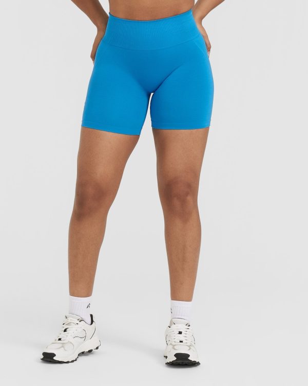 Effortless Seamless Shorts | Tropical Blue Discount