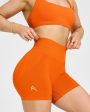 Effortless Seamless Shorts | Flame Orange Online Hot Sale