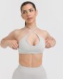 Timeless Strappy Bralette | Light Grey Sale