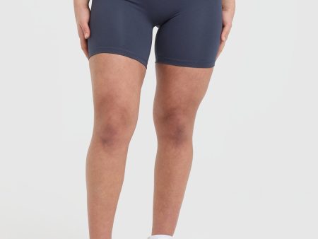 Timeless High Waisted Shorts | True Blue on Sale