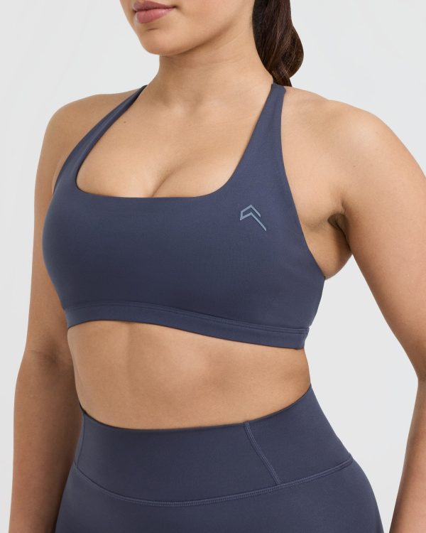 Timeless Square Neck Sports Bra | True Blue Online