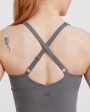 Unified V-Neck Cross Back Vest | Ash Grey Fashion