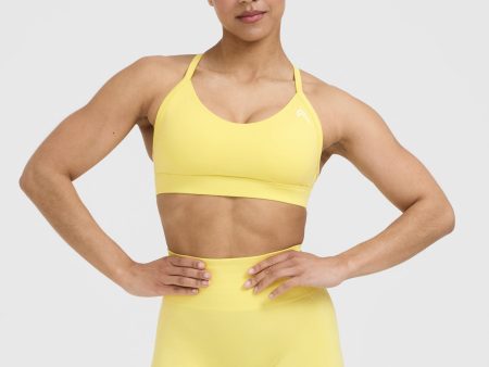 Everyday Sports Bra | Lemon Yellow Online Sale