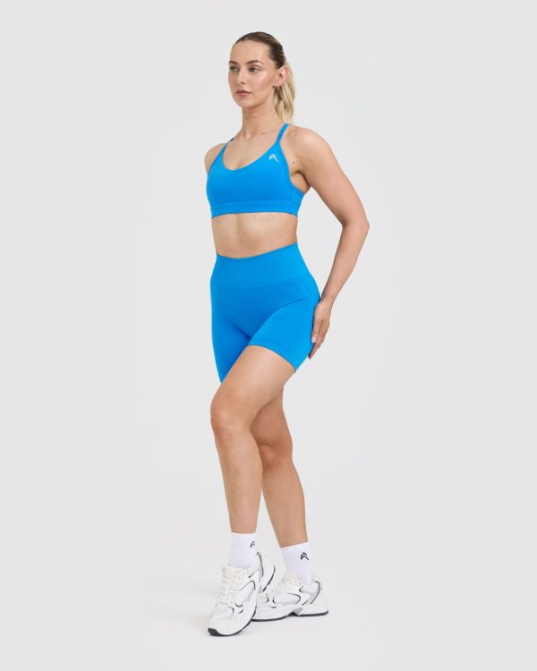 Everyday Sports Bra | Tropical Blue Fashion