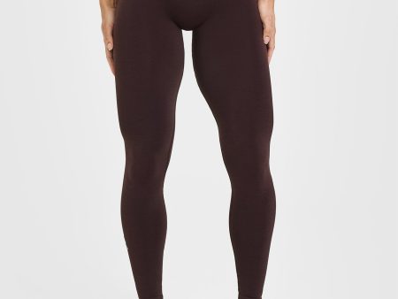 Effortless Seamless Leggings | Plum Brown Supply