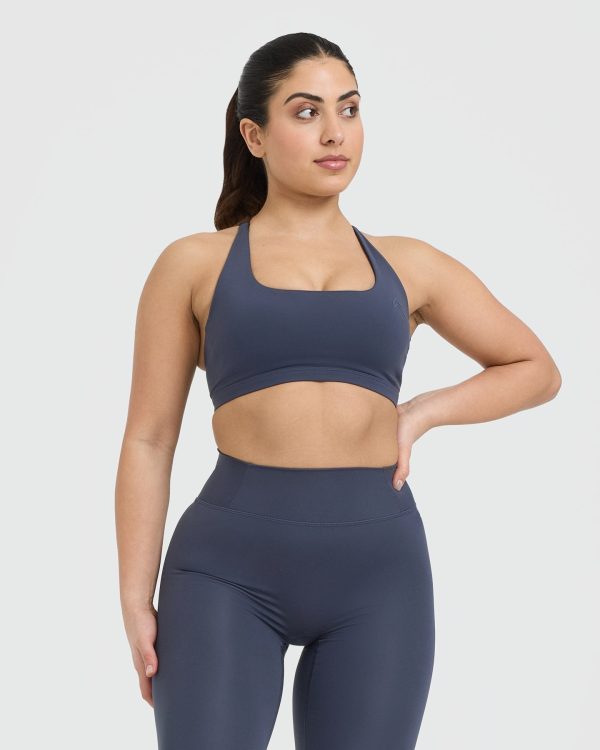 Timeless Square Neck Sports Bra | True Blue Online