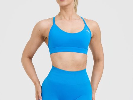 Everyday Sports Bra | Tropical Blue Fashion