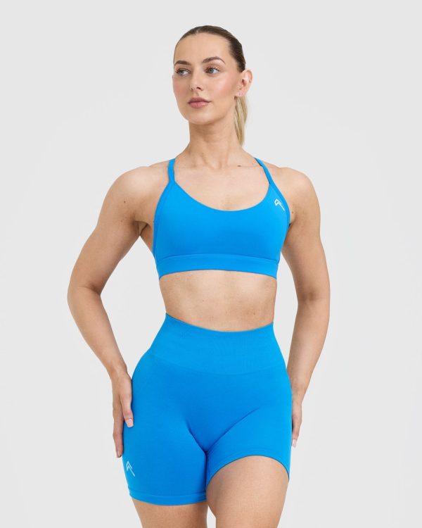 Everyday Sports Bra | Tropical Blue Fashion