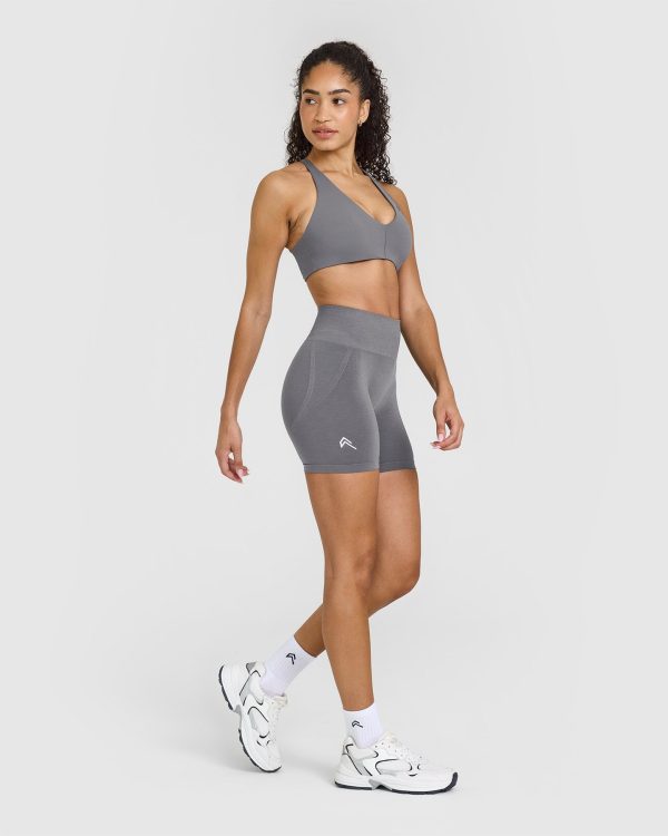 Effortless Seamless Shorts | Ash Grey For Discount