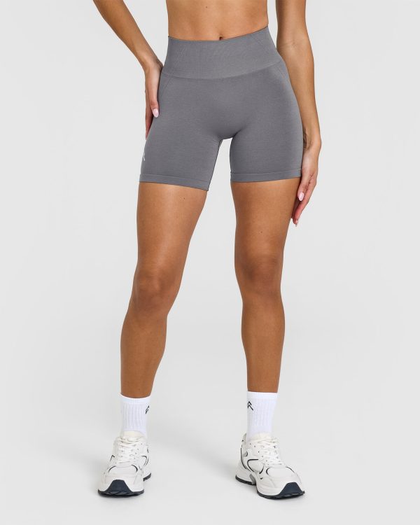 Effortless Seamless Shorts | Ash Grey For Discount