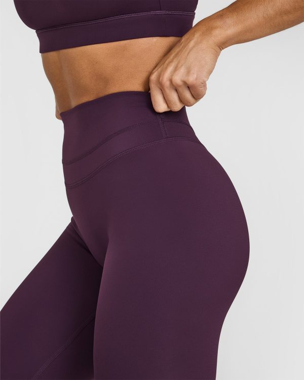 Unified High Waisted Leggings | Blackberry Purple Discount