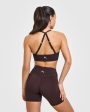 Unified Twist Sports Bra | Plum Brown Supply