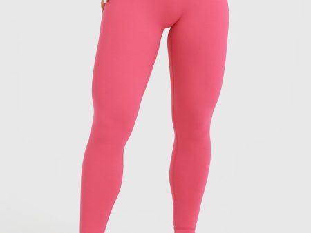 Unified High Waisted Leggings | Velvet Pink For Sale