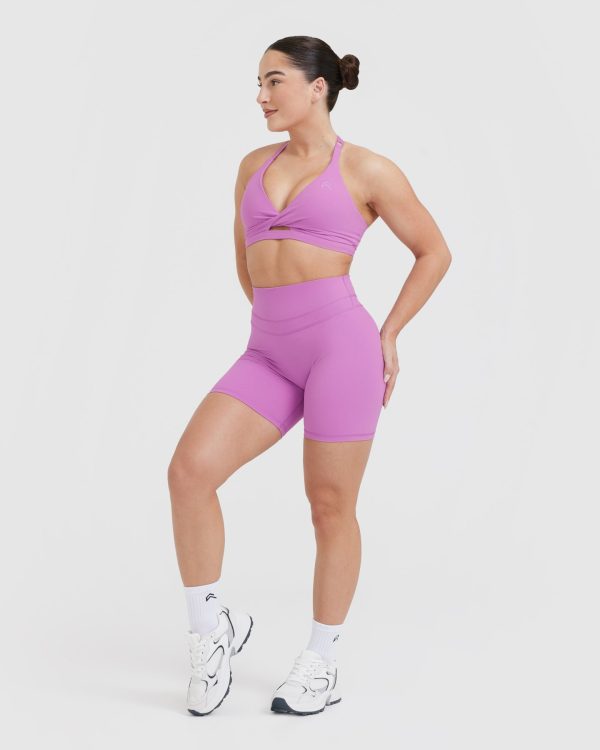 Unified Twist Sports Bra | Orchid Purple Supply