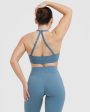 Unified Twist Sports Bra | Moonstone Blue Online