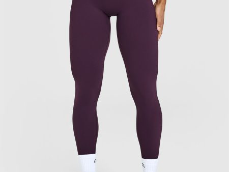 Unified High Waisted Leggings | Blackberry Purple Discount