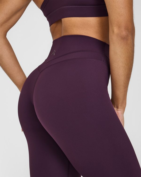 Unified High Waisted Leggings | Blackberry Purple Discount