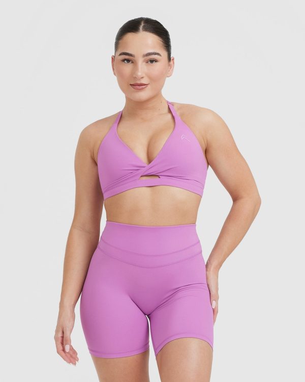 Unified Twist Sports Bra | Orchid Purple Supply