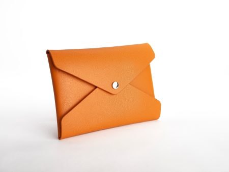 The Pochette Clutch - Orange For Cheap