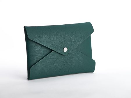 The Pochette Clutch - Hunter Green Hot on Sale