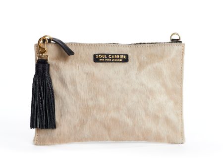 Blonde Cowhide Clutch Online